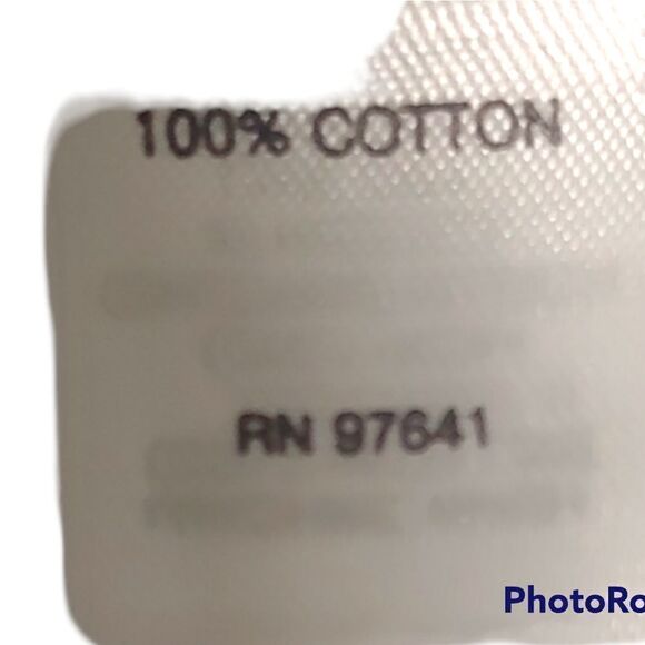 J.Jill small white blue stripe oversized cotton summer tie tassel neck tunic top - Picture 7 of 7